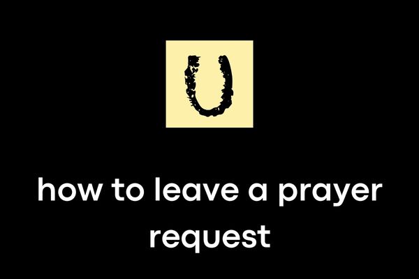 How to post a prayer request