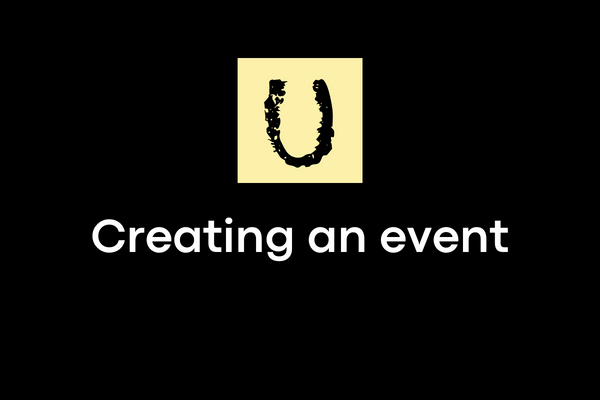 Creating an event